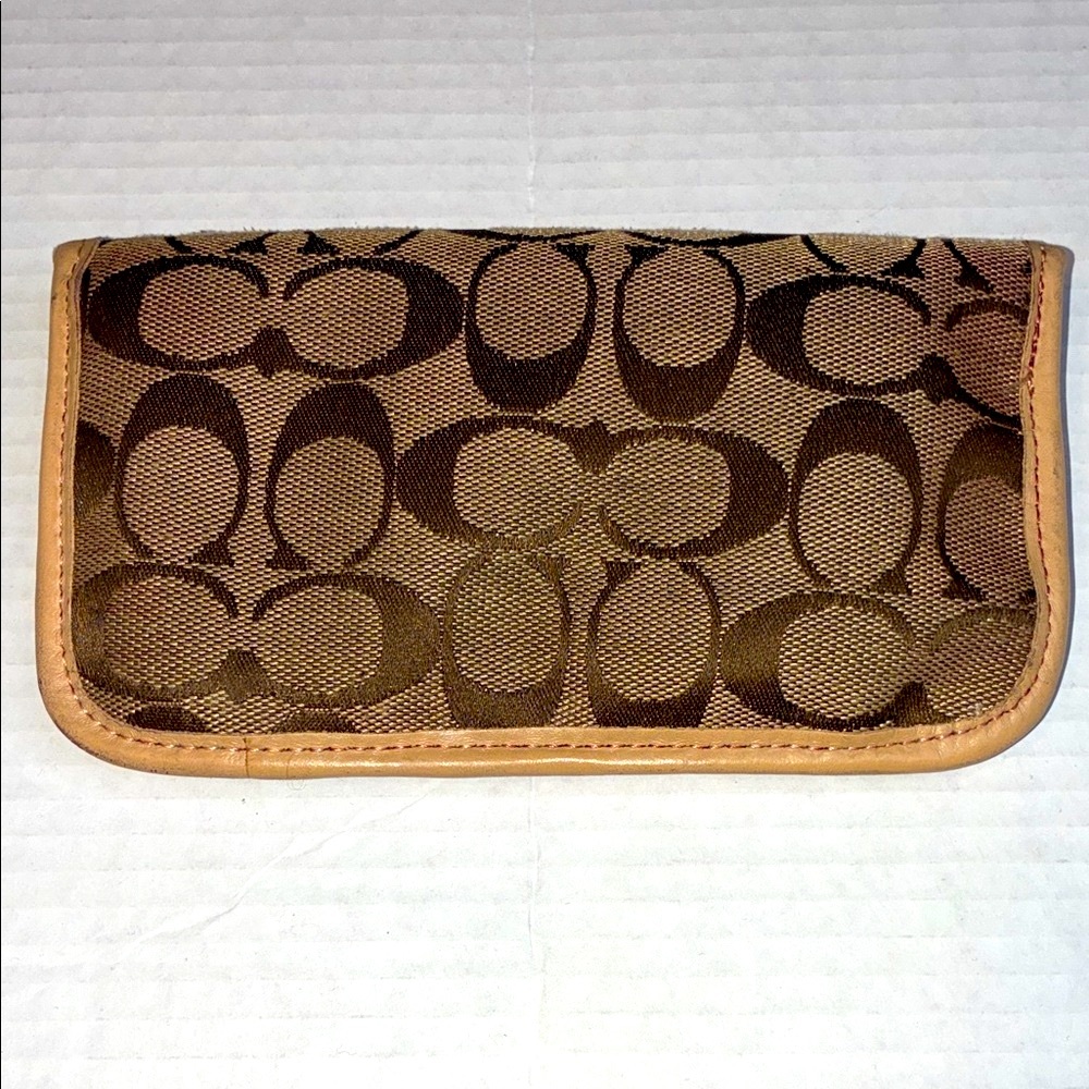 Vintage Coach Park Signature Canvas Wallet, AS IS - Picture 7 of 16